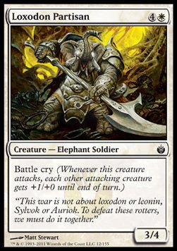Loxodon-Partisane MBS-12 Common Excellent Englisch Foil