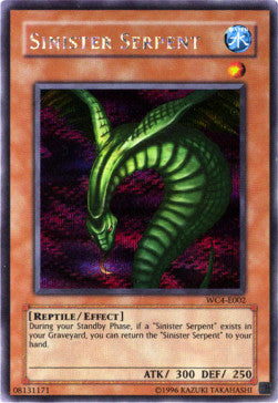Unheil verkündende Schlange WC4-E02 Secret Rare Good Deutsch
