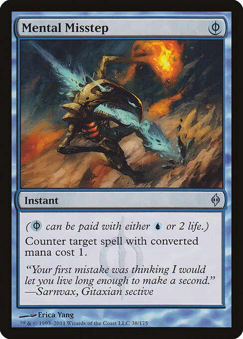 Mentaler Fehltritt NPH-38 Uncommon Played Englisch