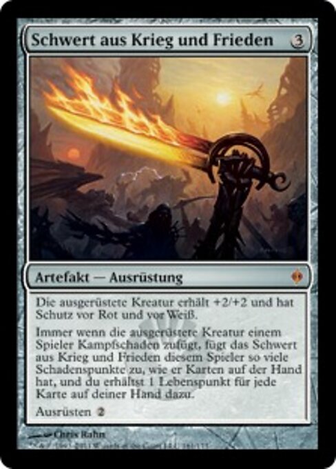 Schwert aus Krieg und Frieden NPH-161 Mythic Excellent Deutsch