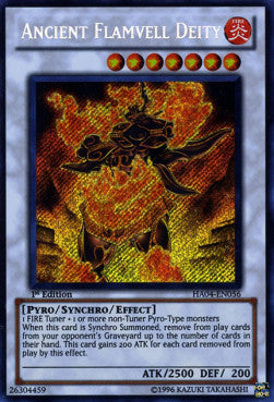 Uraltes Flamvell-Wesen HA04-056 Secret Rare Good Deutsch 1. Auflage