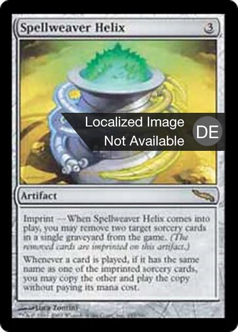 Spruchweber-Spirale MRD-247 Rare Poor Deutsch Foil