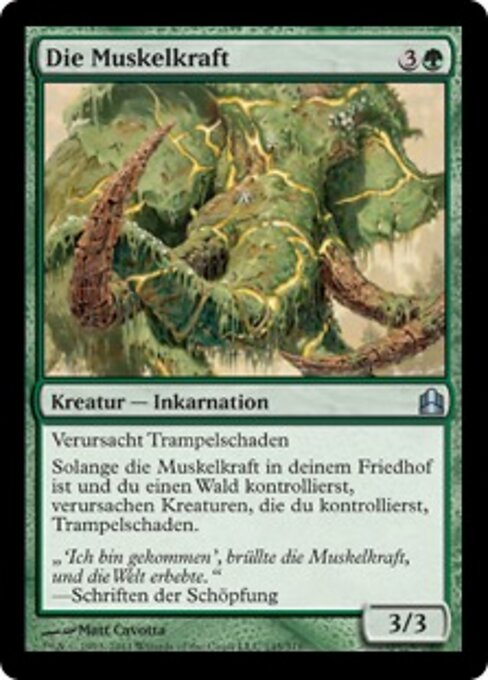 Die Muskelkraft CMD-145 Uncommon Played Deutsch