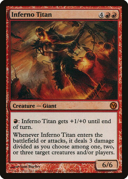 Inferno-Titan DPP- Mythic Light Played Deutsch Foil