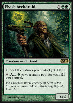 Elfischer Erzdruide M12-172 Rare Excellent Englisch