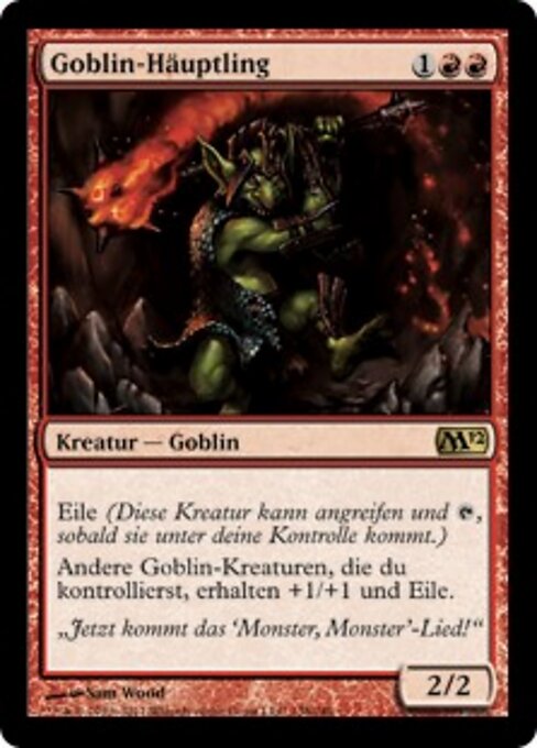 Goblin-Häuptling M12-138 Rare Good Deutsch