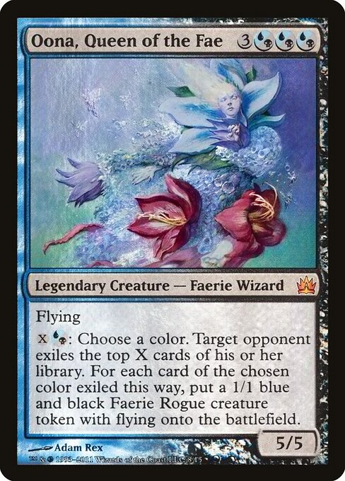 Oona, Queen of the Fae V11-8 Mythic Good Englisch Foil