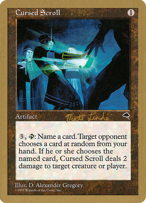 Cursed Scroll WCD18- Special Light Played Englisch
