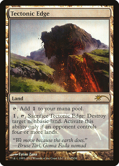 Tektonische Kante FNM- Rare Poor Deutsch Foil