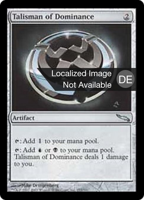 Talisman der Dominanz MRD-253 Uncommon Light Played Deutsch