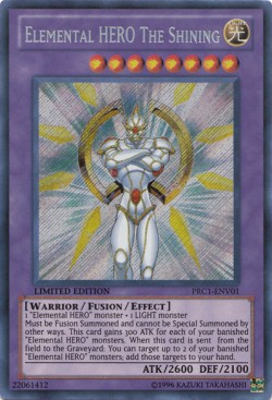 Elementar-HELD The Shining PRC1-V01 Secret Rare Good Deutsch