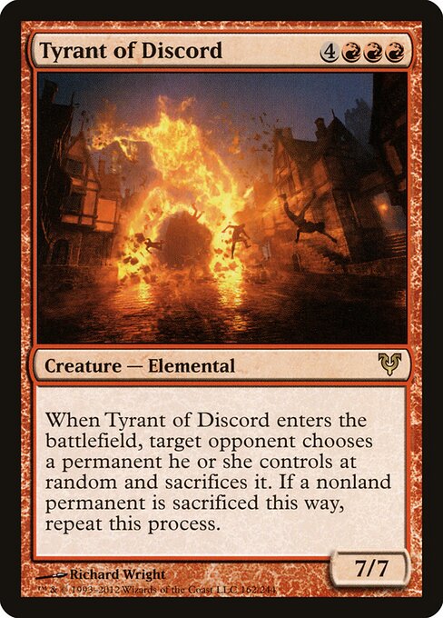 Tyrant of Discord AVR-162 Rare Good Englisch
