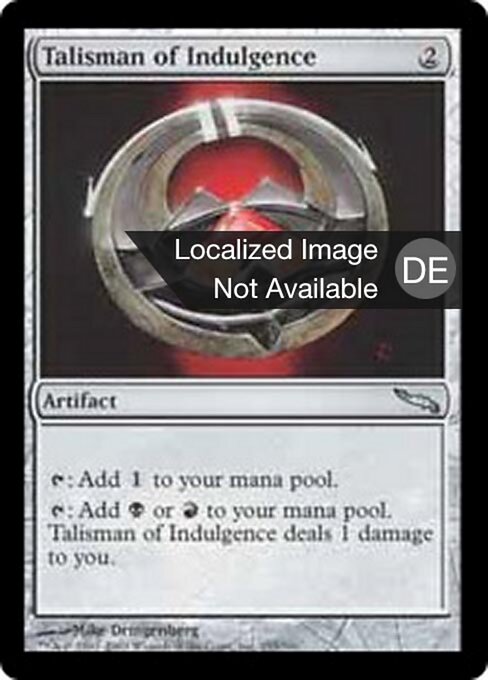 Talisman der Genusssucht MRD-255 Uncommon Light Played Deutsch