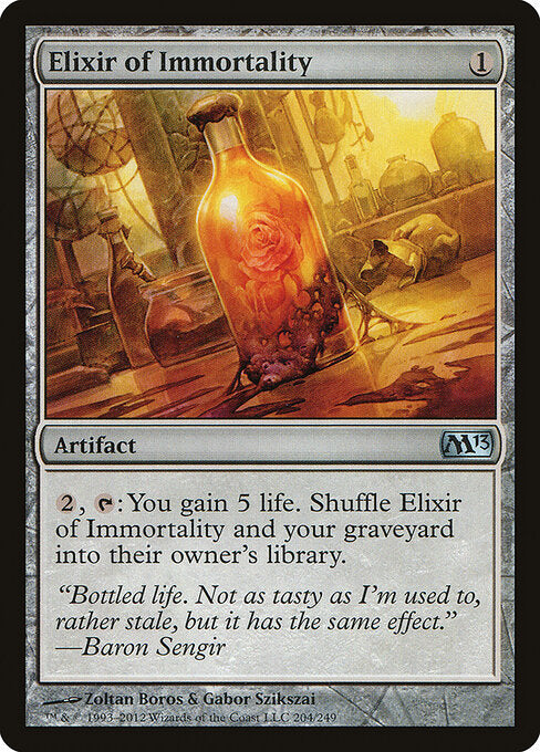 Elixir of Immortality M13-204 Uncommon Good Englisch