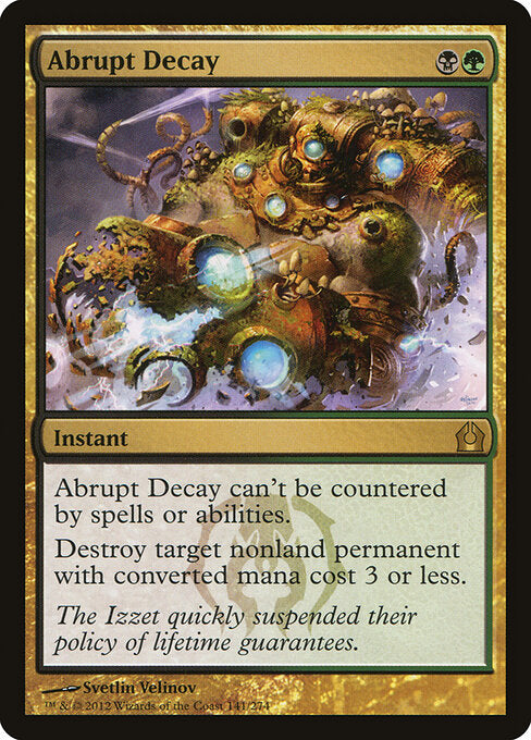 Abrupt Decay RTR-141 Rare Good Englisch