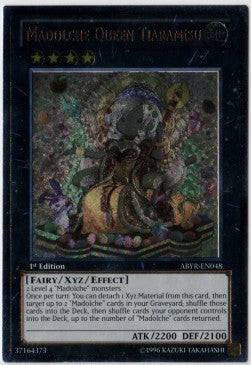 Magidolce-Königin Tiaramisu ABYR-DE048 Ultimate Rare Light Played Deutsch 1. Auflage