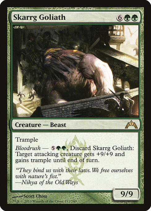Skarrg Goliath GTC-133 Rare Played Englisch