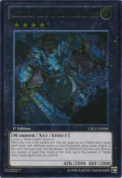 Artorigus, Edler Ritterkönig CBLZ-DE086 Ultimate Rare Excellent Deutsch 1. Auflage