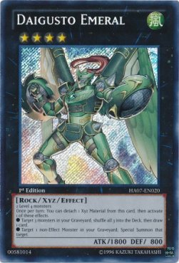 Daigusto Emeral HA07-EN020 Secret Rare Good Englisch