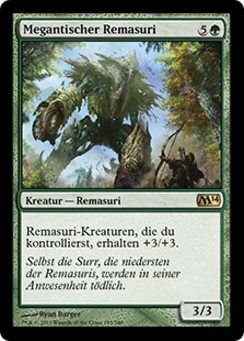 Megantischer Remasuri M14-185 Rare Excellent Deutsch
