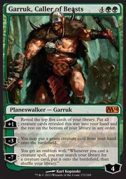 Garruk, Rufer der Bestien M14-172 Mythic Good Deutsch