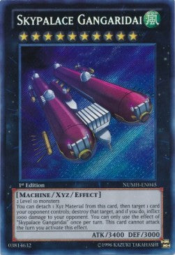 Himmelspalast Gangaridai NUMH-045 Secret Rare Light Played Deutsch 1. Auflage