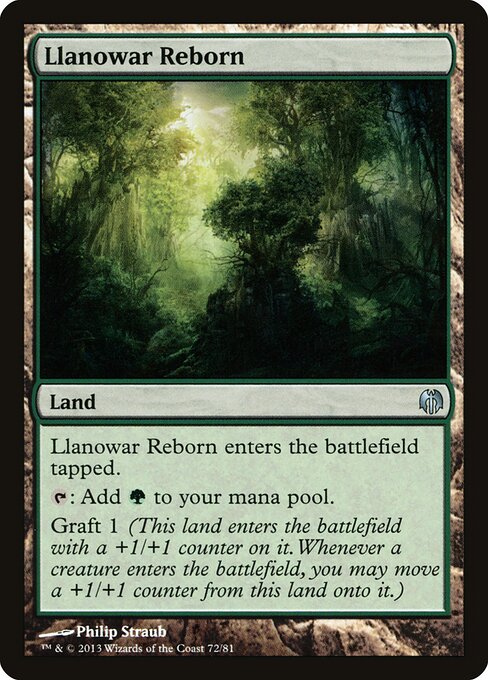 Llanowar Reborn DDL-72 Uncommon Near Mint Englisch