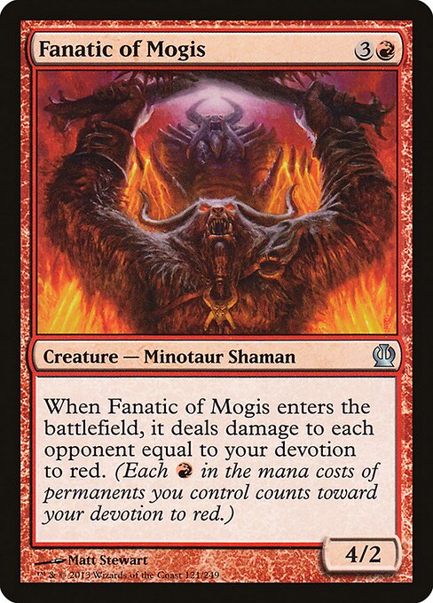 Fanatic of Mogis THS-121 Uncommon Excellent Englisch Foil