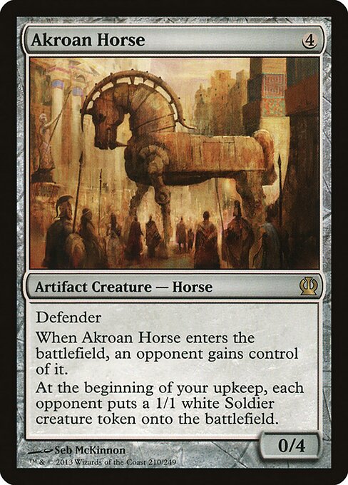 Akroan Horse THS-210 Rare Near Mint Englisch Foil
