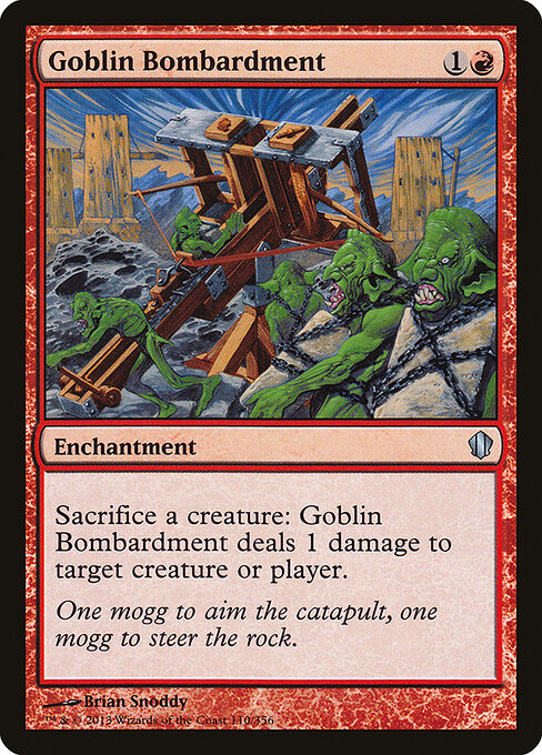 Goblin Bombardment C13-110 Uncommon Excellent Englisch