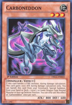 Carboneddon DRLG-022 Super Rare Excellent Italienisch 1. Auflage
