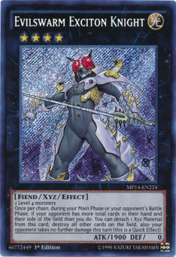 Übelschar-Exzitonenritter MP14-224 Secret Rare Excellent Deutsch 1. Auflage