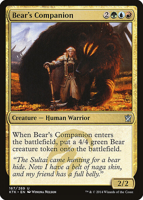Bear's Companion KTK-167 Uncommon Good Englisch Foil