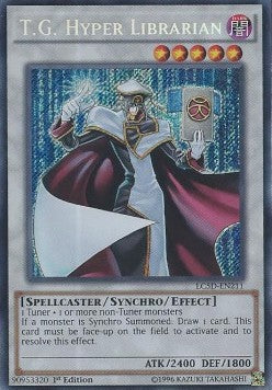 T.G. Hyperbibliothekar LC5D-211 Secret Rare Excellent Deutsch 1. Auflage