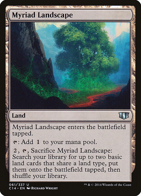 Mannigfaltige Landschaft C14-61 Uncommon Played Englisch