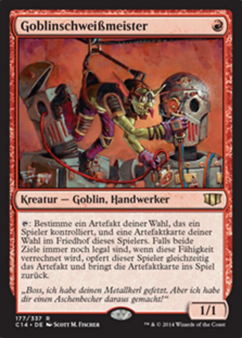 Goblinschweißmeister C14-177 Rare Excellent Deutsch