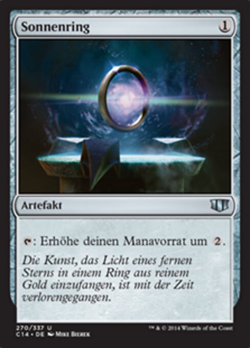 Sonnenring C14-270 Uncommon Light Played Deutsch