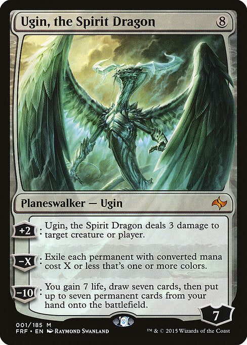 Ugin, the Spirit Dragon FRF-1 Mythic Excellent Englisch