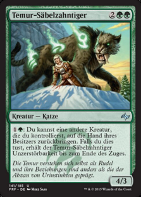Temur-Säbelzahntiger FRF-141 Uncommon Good Deutsch