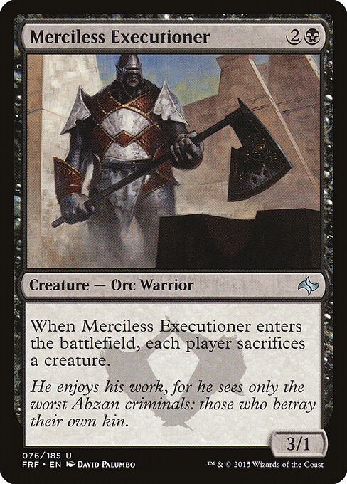 Merciless Executioner FRF-76 Uncommon Good Englisch