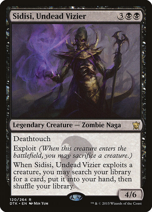 Sidisi, Undead Vizier DTK-120 Rare Excellent Englisch
