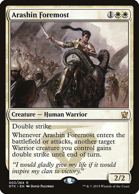 Arashin Foremost DTK-3 Rare Excellent Englisch Foil