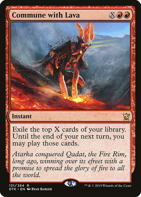 Commune with Lava DTK-131 Rare Excellent Englisch