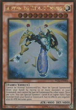 Sephylon, der ultimative Zeitherrscher PGL2-084 Gold Rare Light Played Deutsch 1. Auflage