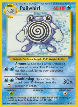 Poliwhirl BS-38 Uncommon Poor Englisch