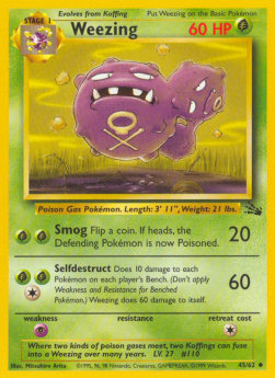 Weezing FO-45 Uncommon Played Englisch