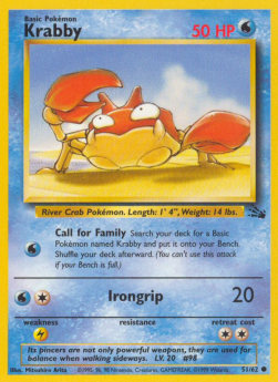 Krabby FO-51 Common Near Mint Deutsch
