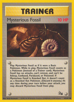 Geheimnis-Fossil FO-62 Common Poor Deutsch