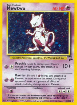 Mewtwo B2-10 Holo Rare Near Mint Englisch
