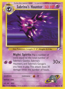 Sabrina's Haunter GH-58 Uncommon Excellent Englisch